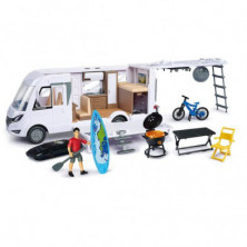 imagen 1 de set caravana camper dickie toys