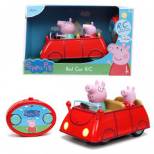 imagen 4 de coche radio control peppa pig 17cm - jada