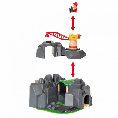 imagen 2 de tunel con grua y montaña brio (33889)