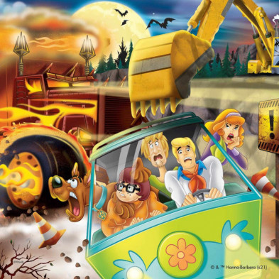 imagen 3 de puzzle scooby doo set 3 - 49 piezas ravensburger