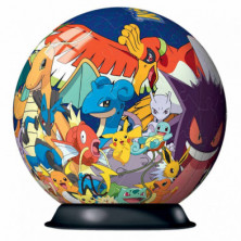 imagen 1 de puzzle 3d pokemon ball 72 piezas ravensburger