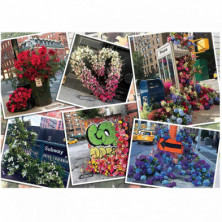 imagen 1 de puzzle new york flower flash 1000 piezas ravensbur