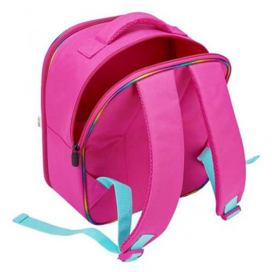 imagen 2 de mochila unicornios 3d junior con 3 figuras