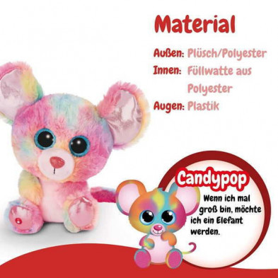 imagen 2 de peluche glubschis raton candypop 25cm