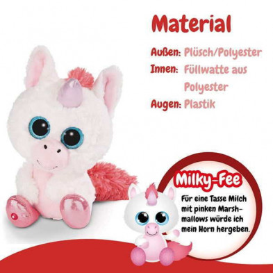 imagen 2 de peluche glubschis unicornio milky fee 25cm