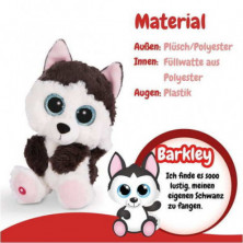 imagen 2 de peluche glubschis husky barkley 15cm