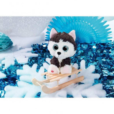 imagen 3 de peluche glubschis husky barkley 15cm