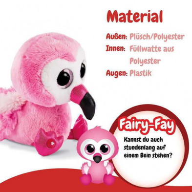 imagen 2 de peluche glubschis flamenco fairy fay 15cm