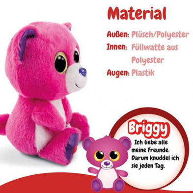 imagen 2 de peluche glubschis oso briggy 15cm