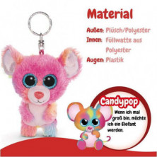 imagen 2 de llavero glubschis raton candypop 9cm