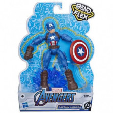 imagen 1 de figura capitan america vengadores marvel hasbro