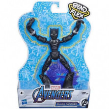 imagen 1 de figura black panther vengadores marvel hasbro