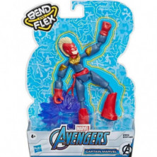 imagen 1 de figura capitana marvel los vengadores hasbro