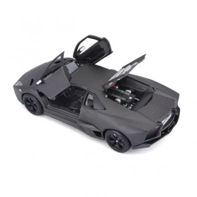 imagen 3 de coche lamborghini reventon 1/24 burago color gris