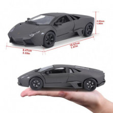 imagen 4 de coche lamborghini reventon 1/24 burago color gris