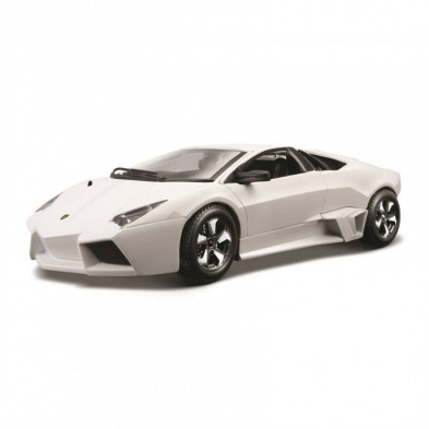 Imagen lamborghini reventon 1/24 burago color blanco