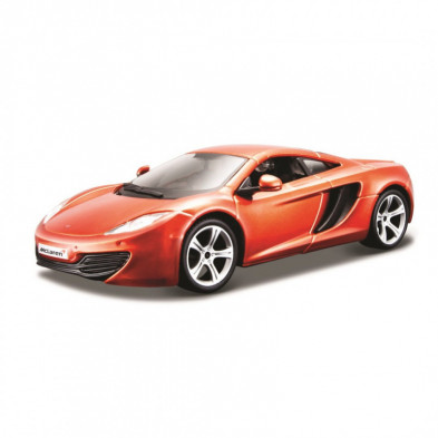 Imagen coche mclaren 12c 1/24 burago color naranja