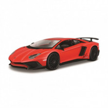 Imagen lamborghini aventador sv coupé 1/24 burago rojo