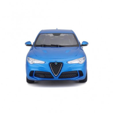 imagen 2 de coche alfa romeo stelvio 1/24 burago color azul