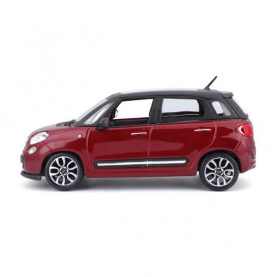 imagen 1 de coche fiat 500 l 1/24 burago color rojo