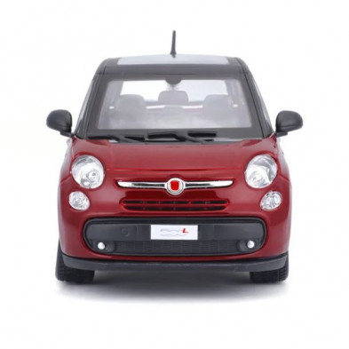 imagen 2 de coche fiat 500 l 1/24 burago color rojo