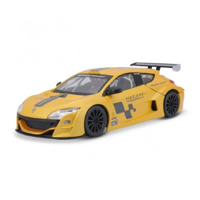 Imagen renault megane trophy 1/24 burago color amarillo