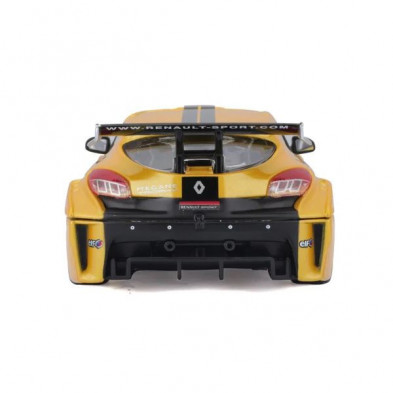 imagen 3 de renault megane trophy 1/24 burago color amarillo