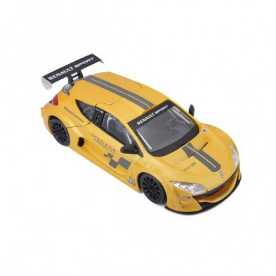 imagen 4 de renault megane trophy 1/24 burago color amarillo