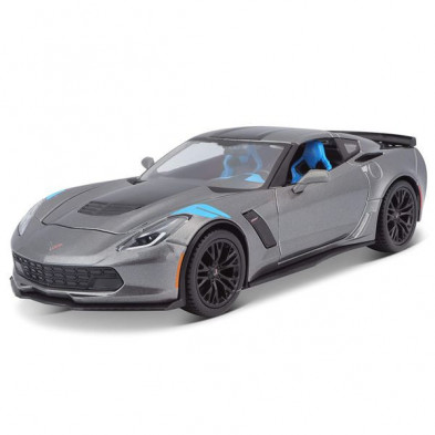 Imagen corvette grand sport 2017 1/24 maisto color azul