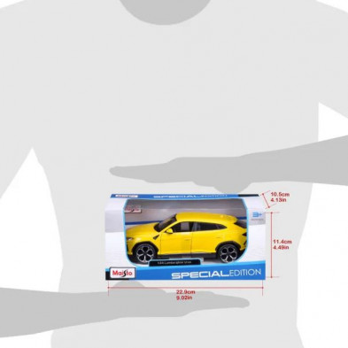 imagen 6 de coche lamborghini urus 1/24 maisto color amarillo