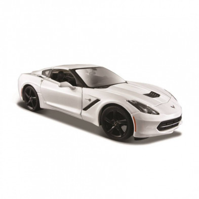 Imagen coche corvette 2014 1/24 maisto color blanco Imagen coche corvette 2014 1/24 maisto color blanco