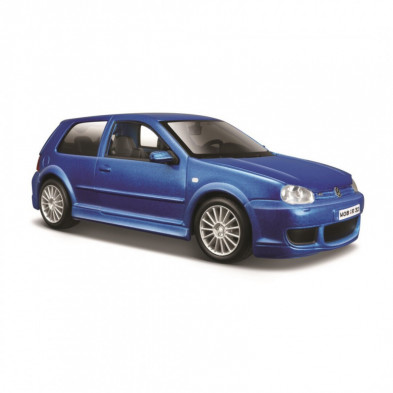 Imagen coche vw golf r32 1/24 maisto color azul