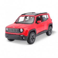 Imagen coche jeep renegade 1/24 maisto color rojo