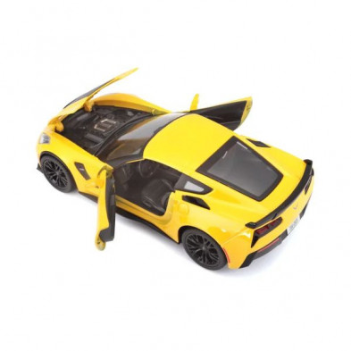 imagen 4 de coche corvette 2015 1/24 maisto color amarillo imagen 4 de coche corvette 2015 1/24 maisto color amarillo
