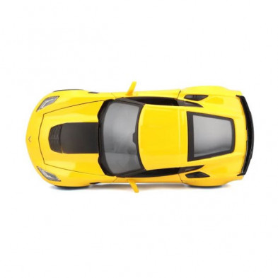 imagen 5 de coche corvette 2015 1/24 maisto color amarillo imagen 5 de coche corvette 2015 1/24 maisto color amarillo