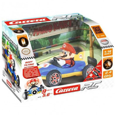 imagen 2 de coche r/c mario kart 8 mario mach 1/18