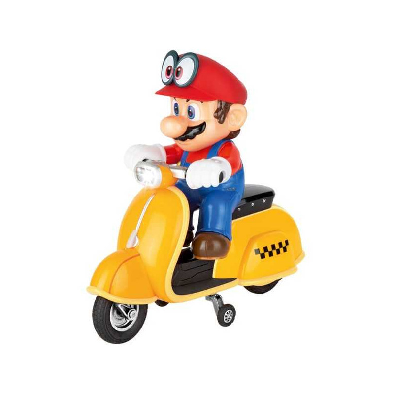 Imagen coche r/c super mario odyssey mario scooter 1/18