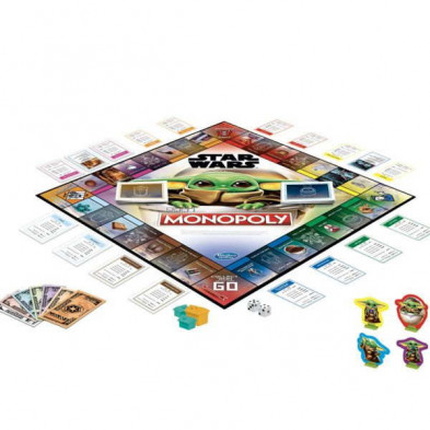 imagen 1 de juego monopoly the mandalorian hasbro star wars