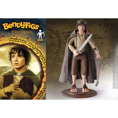 imagen 1 de figura frodo el señor de los anillos bendyfigs
