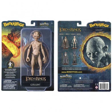 imagen 2 de figura gollum el señor de los anillos bendyfigs
