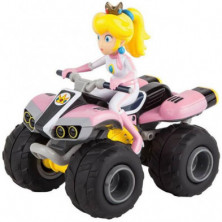 Imagen coche r/c mario kart peach quad 1/18