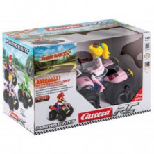 imagen 1 de coche r/c mario kart peach quad 1/18