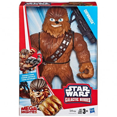 imagen 1 de figura chewbacca mega mighties hasbro