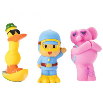 Imagen pack 3 figuras al agua con pocoyó