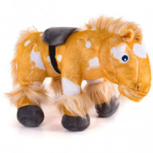 Imagen peluche musical caballo percherón granja de zenón