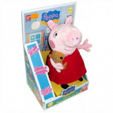 imagen 2 de peluche peppa pig con voz 30cm