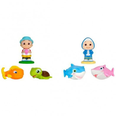 imagen 2 de figura baño cocomelon bandai