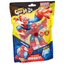 imagen 2 de figura marvel goo jit zu heroes spiderman bandai
