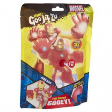 imagen 2 de figura marvel goo jit zu heroes iron man bandai