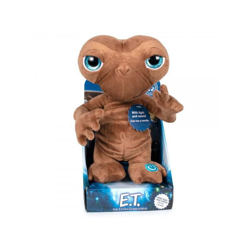 Imagen peluche e.t. con luz y sonido 25cm